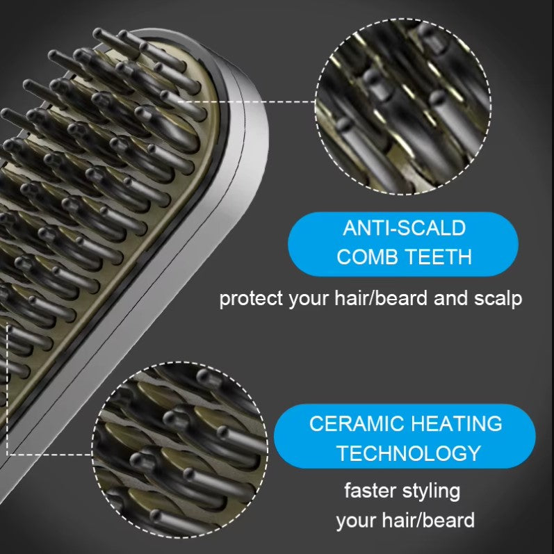 Hot Comb Straightener Heating