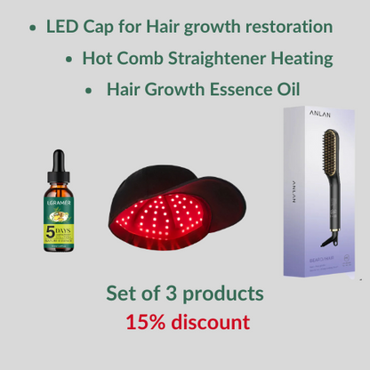 Set of 3 hair care products 15% discount