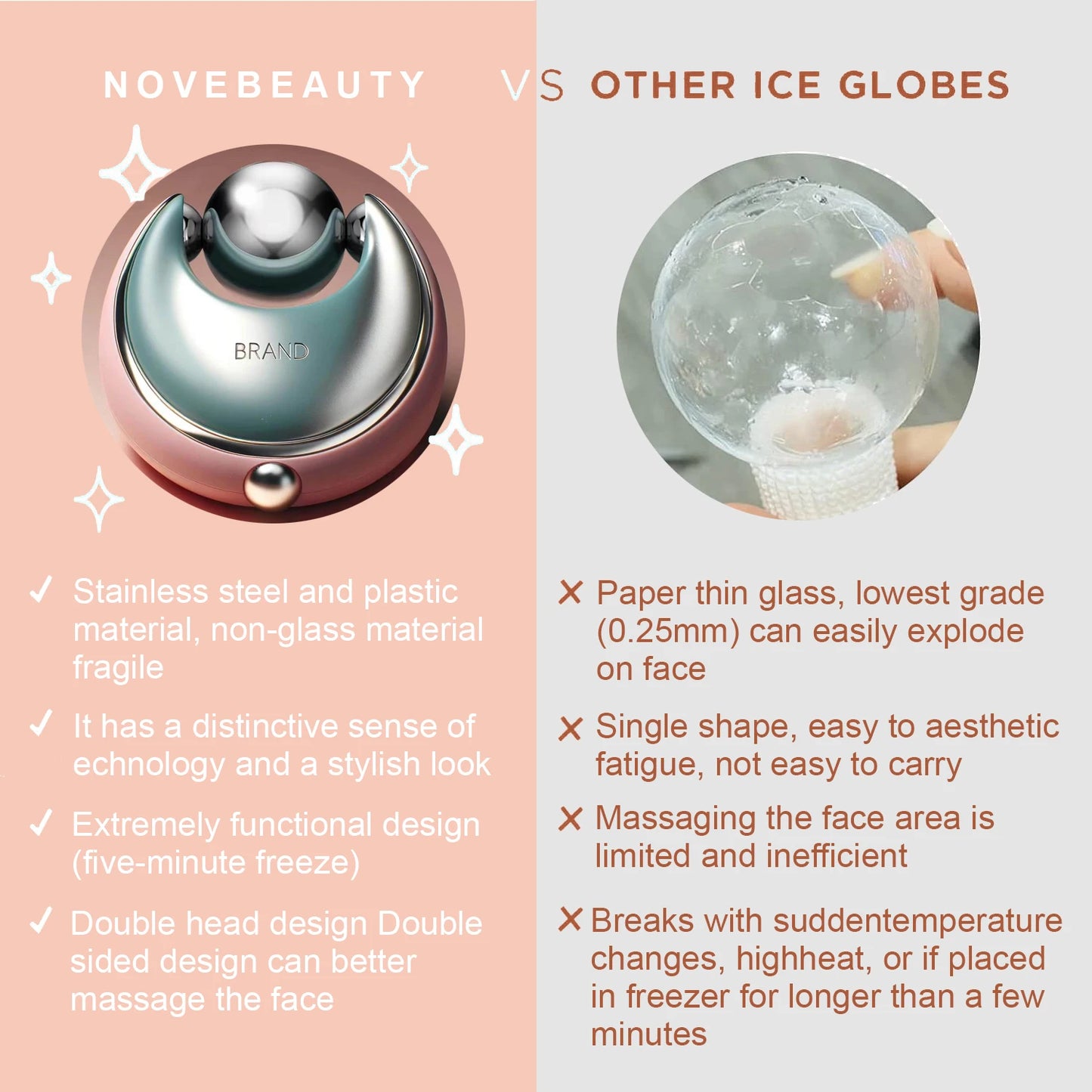 Beauty Facial Ice Roller Facial Сryomassage